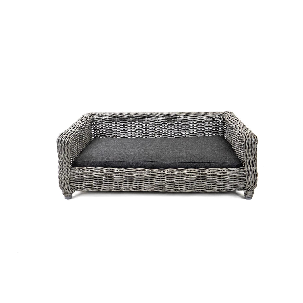 Cozy Basket Rieten Hondenmand M Antraciet